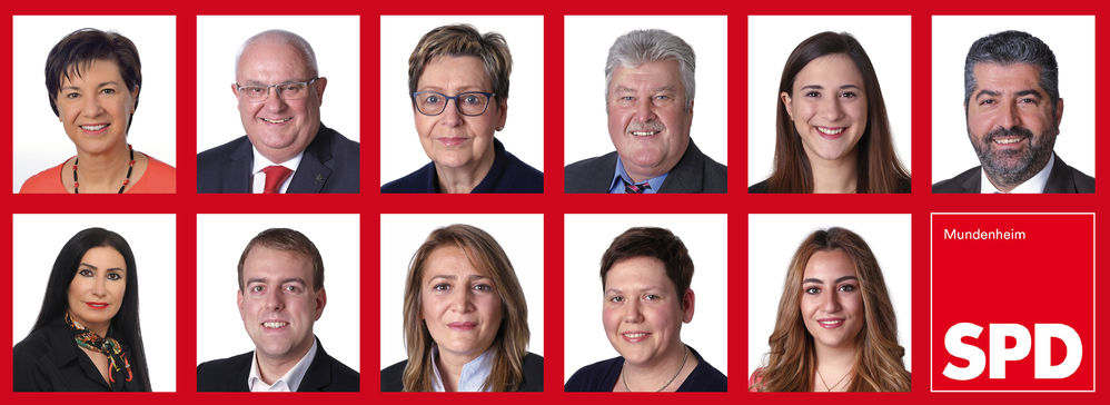 Die Ortsbeiratskandidaten der SPD Mundenheim
