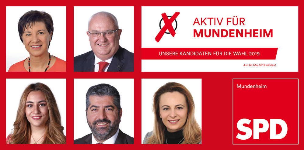 Die Stadtratskandidaten der SPD Mundenheim